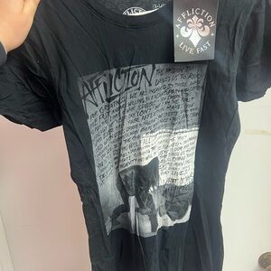 Affliction Black Live Fast Tee
